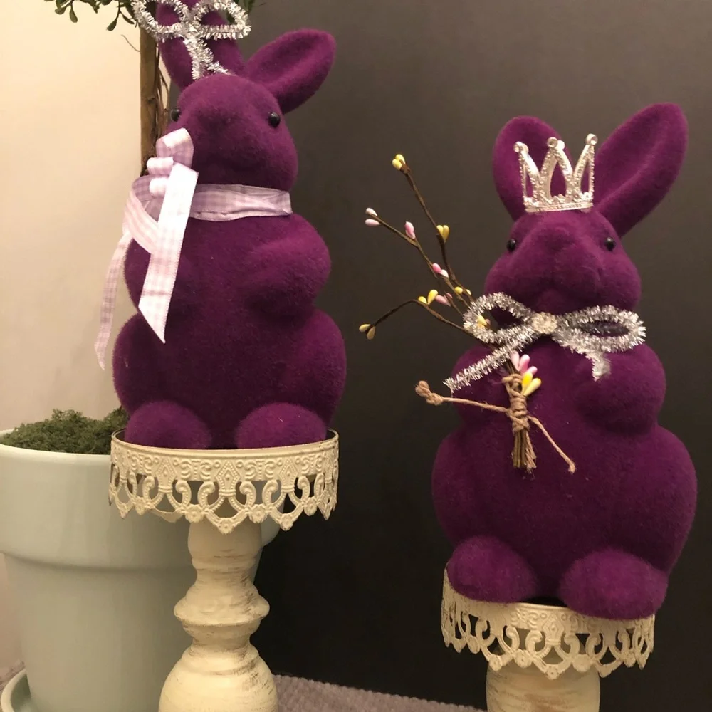 Purple Bunny Decor Set - Picture 9 of 10